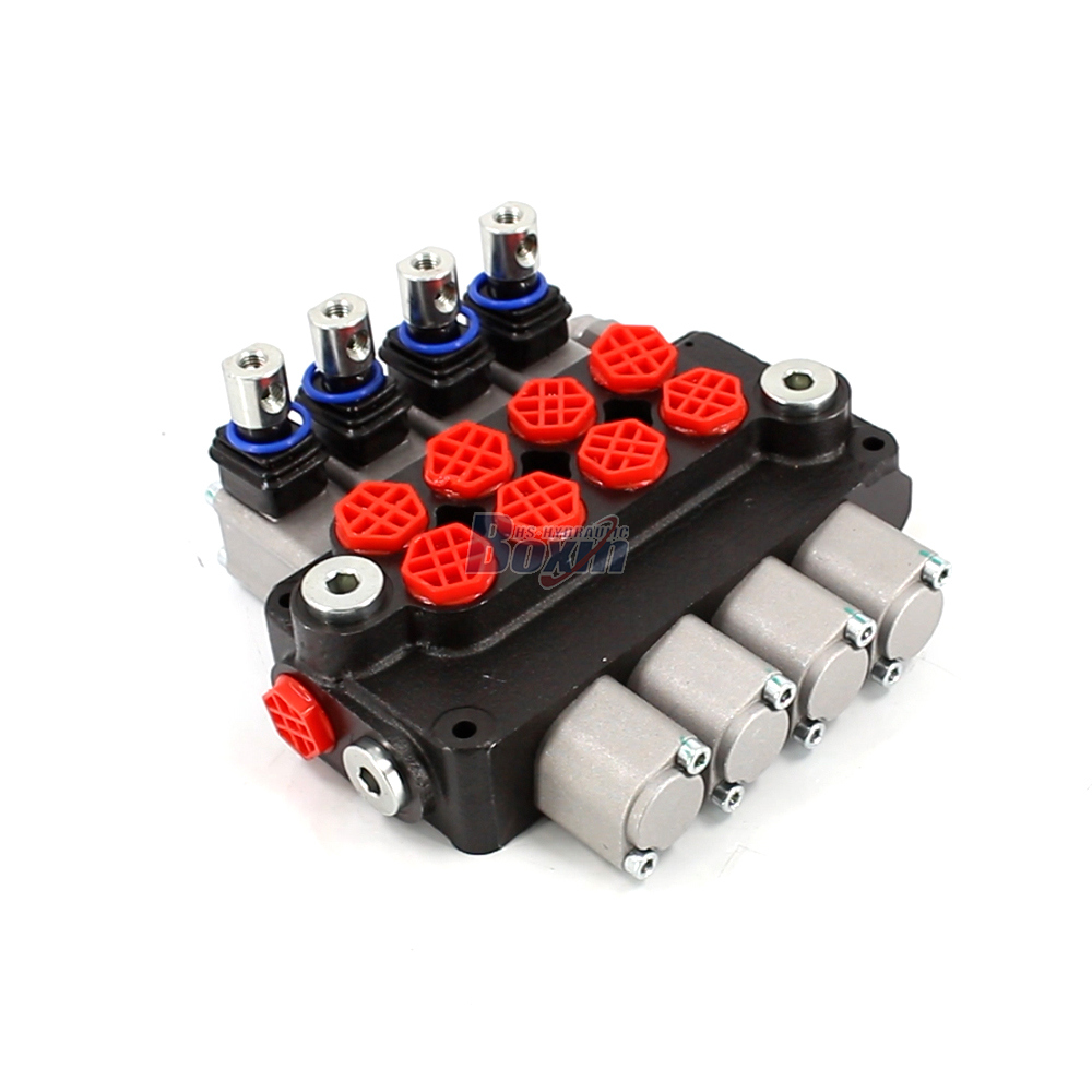 DCV20 Điều khiển thủ công 4 ống Van điều hướng image