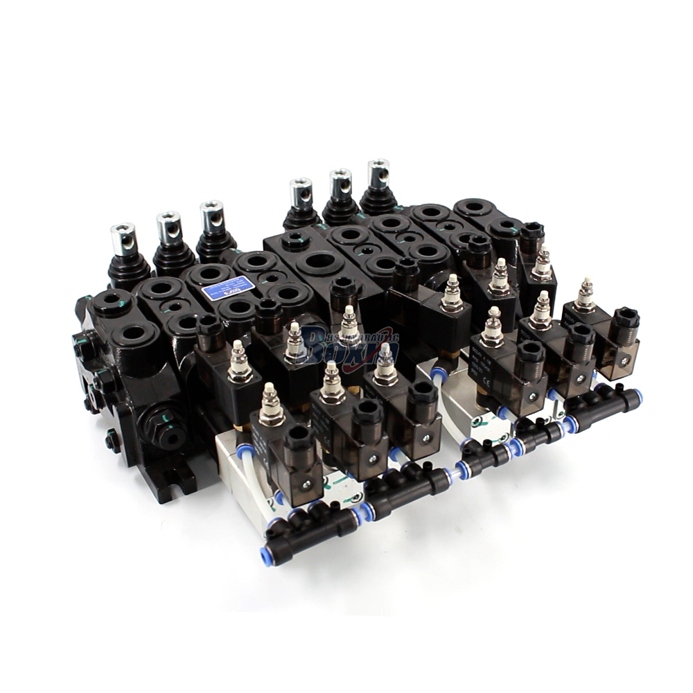 DCV60 Điện khí-khí nén 6 cuộn Van định hướng phân đoạn