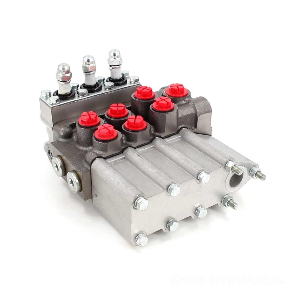 MP80 Điều khiển thủ công Xy lanh 3 Bộ phân phối thủy lực image