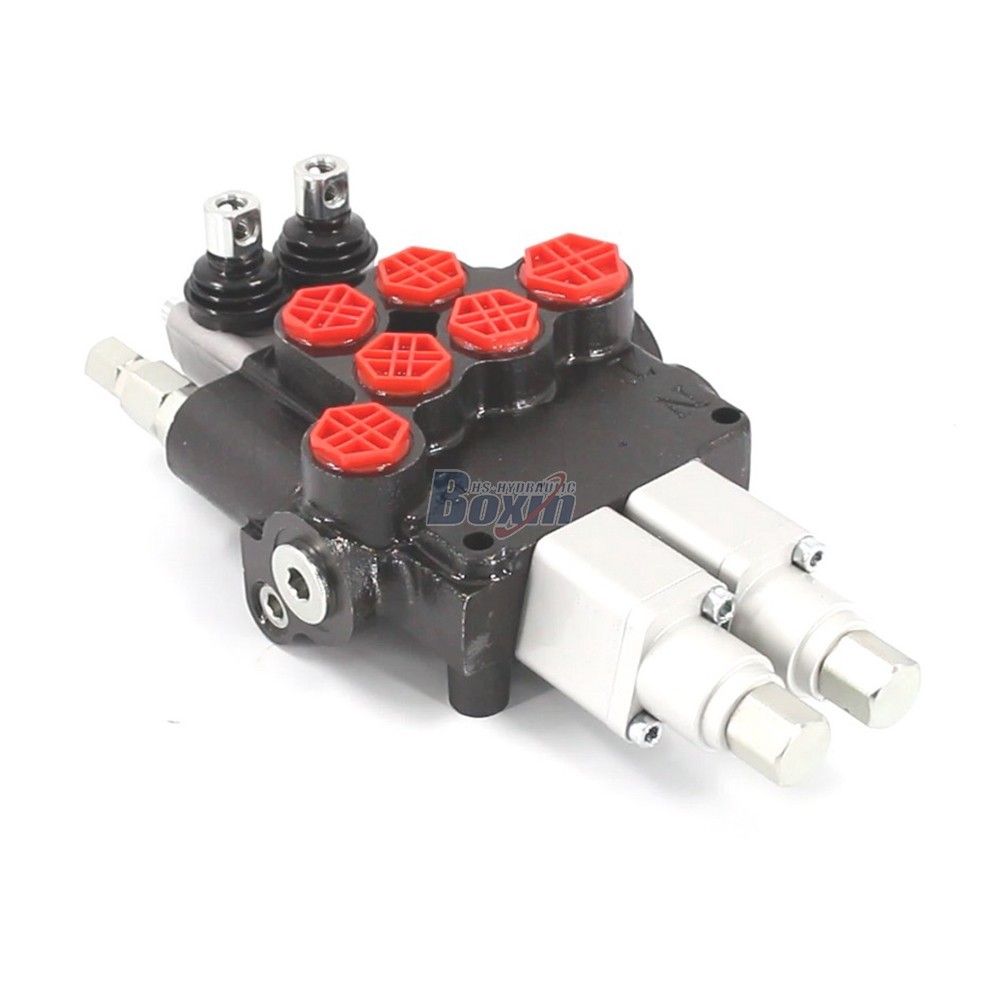 P80AFT-2QTW1 Điều khiển thủ công 2 ống Van điều hướng