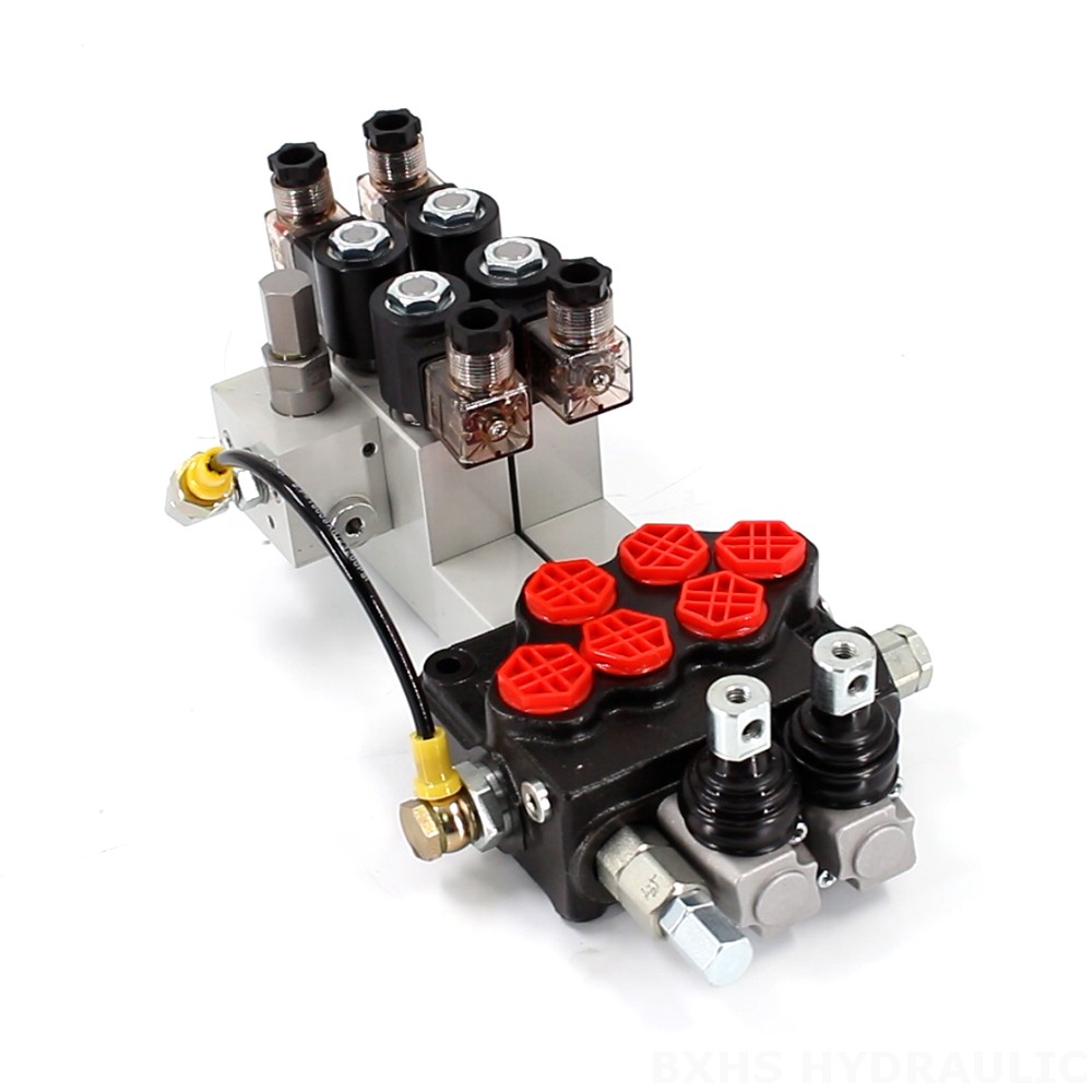 SD5 Điện khí-thủy lực Xy lanh 2 Van điều hướng Monoblock image