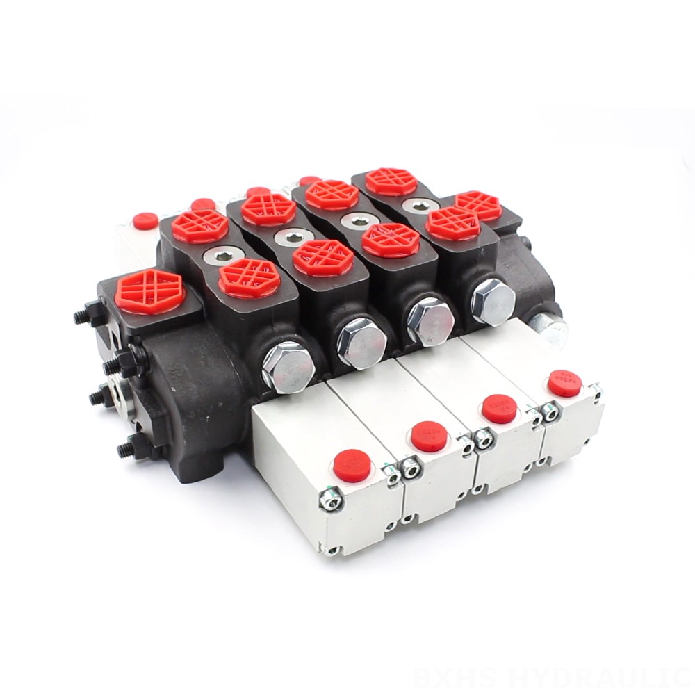 SD8 Thủy lực Xy lanh 4 Van định hướng phân đoạn image