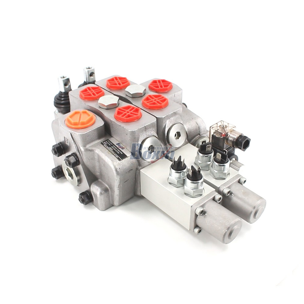 SDS180-PG2-2OTDD Điều khiển thủ công 2 ống Van định hướng phân đoạn image