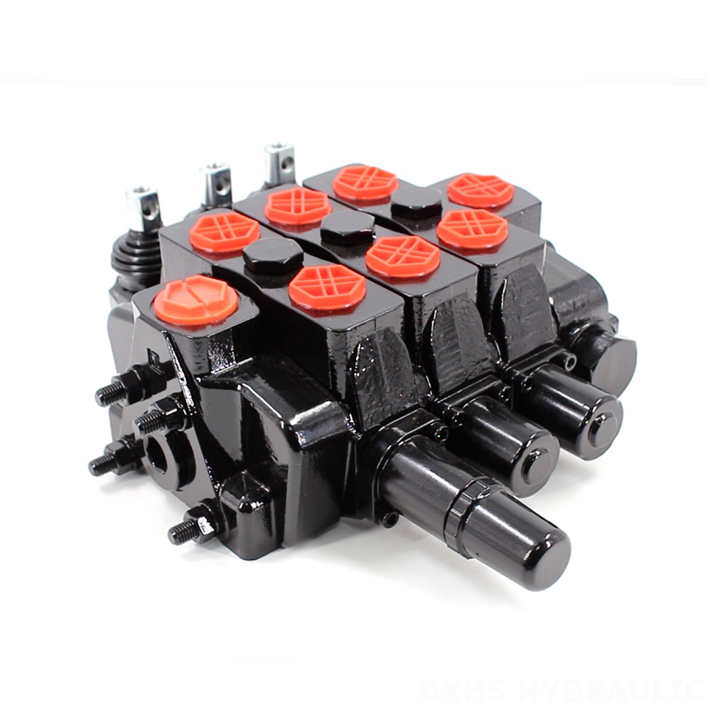 SDS180 Thủy lực và thủ công Xy lanh 3 Van định hướng phân đoạn image
