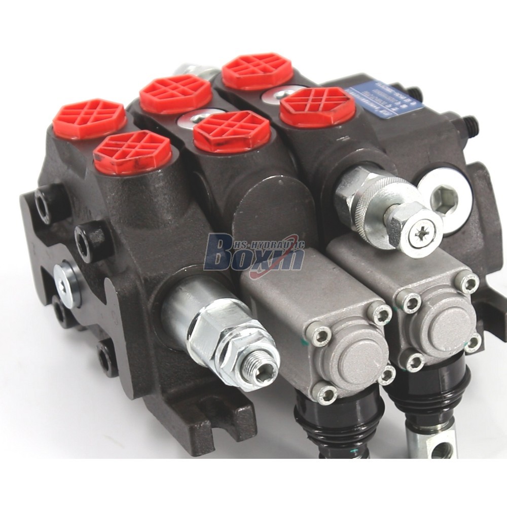 Sectional Control Valve DCV60-FZJ 2 Spool Manual Directional Control Valve detail image