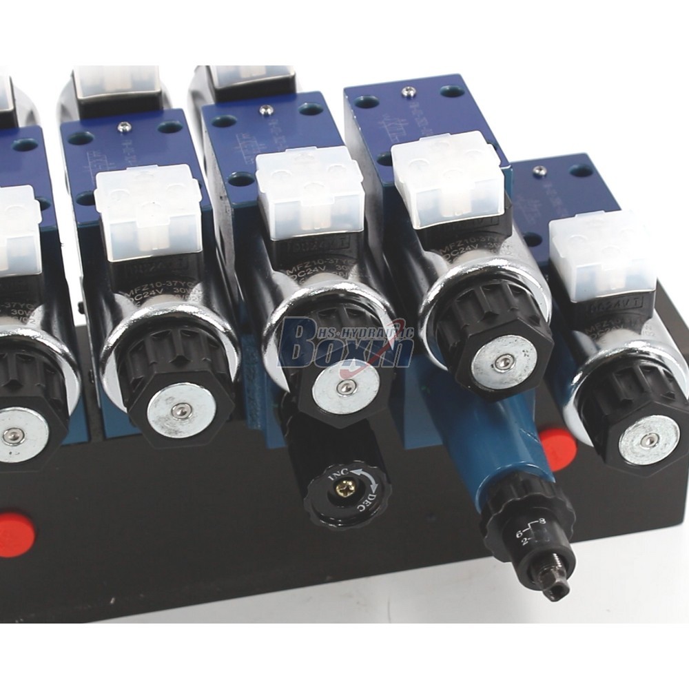 Professional Manufacturing of HSBS06 6 Spool Solenoid Valves detail image