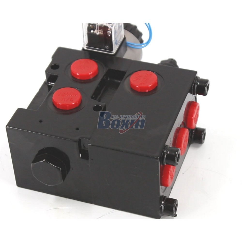 HSV06-AQF Solenoid Operated 2 Spool Hydraulic Control Valve detail image