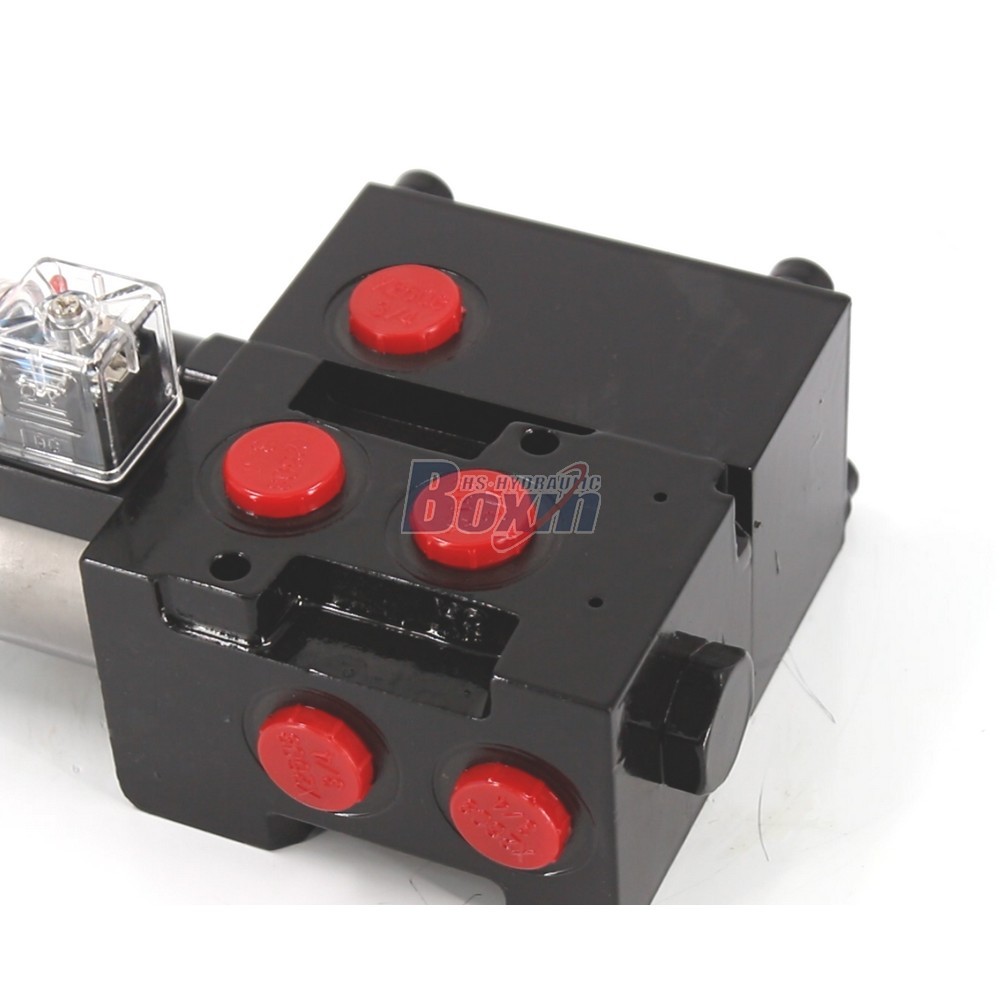 HSV06-AQF Solenoid Operated 2 Spool Hydraulic Control Valve detail image