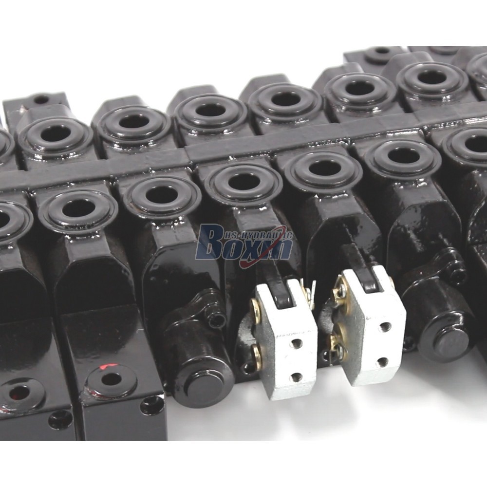 HSW50 Series 8 Spool Monoblock Control Valve for Hydraulic Systems detail image