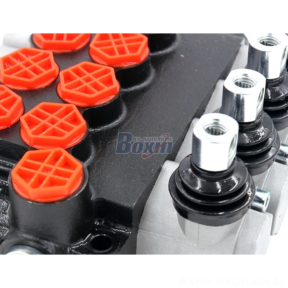 4 Spool Monoblock Directional Valve - P40-G12-G38-4OT Series | Wholesale & OEM detail image