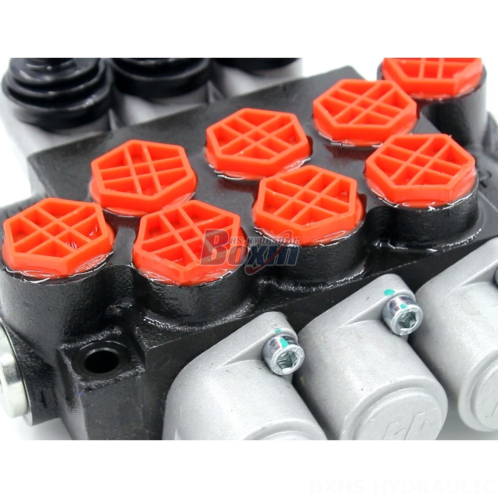 P40-G12-OT Manual 3 Spool Monoblock Directional Valve | Hydraulic Product detail image
