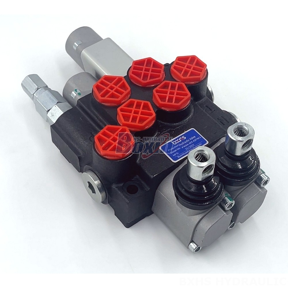 P40A Manual 2 Spool Monoblock Directional Valve | Industry-Leading Hydraulics detail image