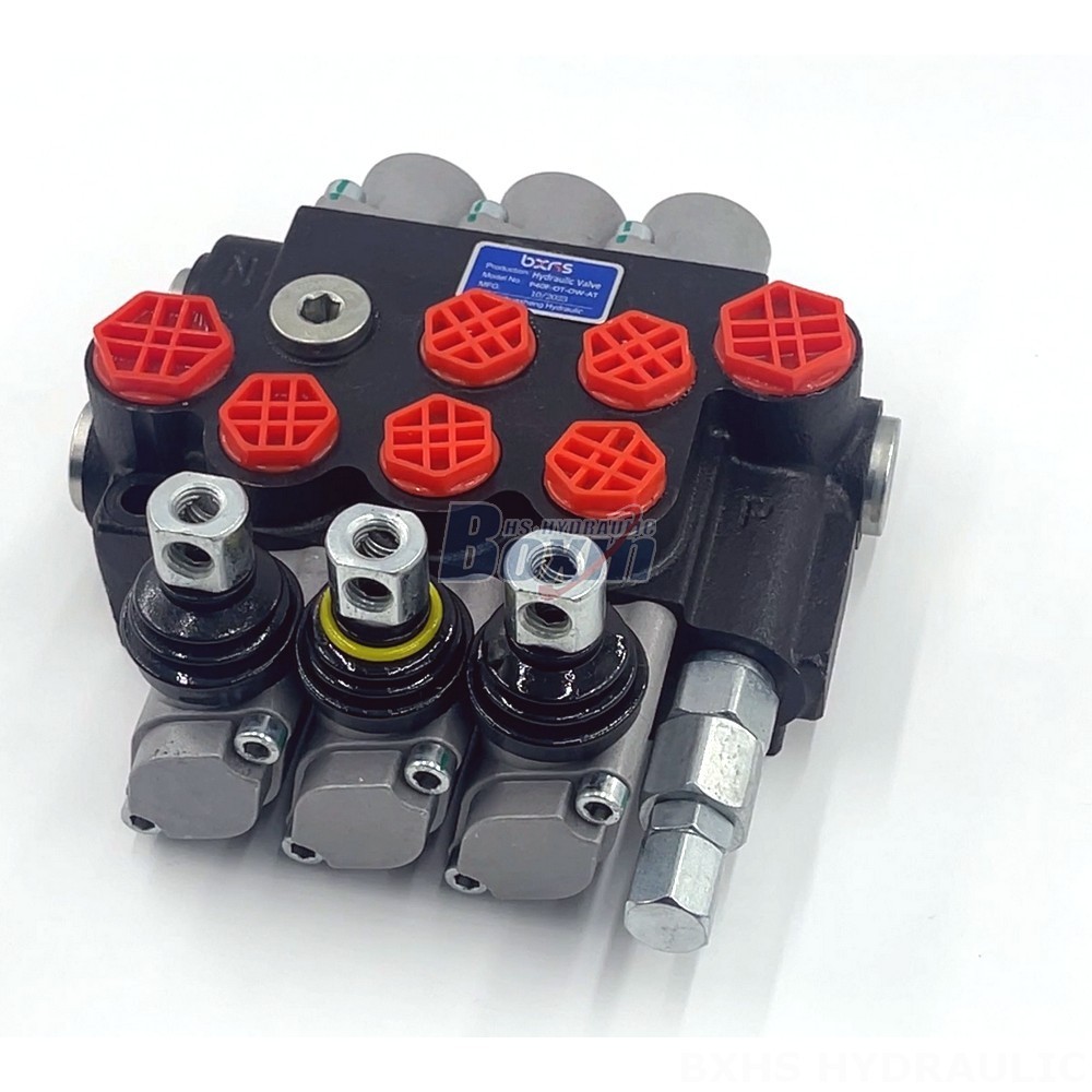 P40 Manual 3 Spool Monoblock Directional Valve detail image