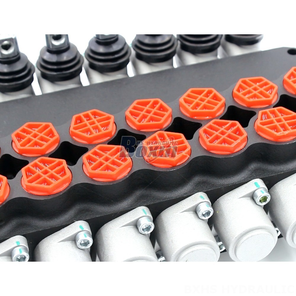 7-Spool Manual Hydraulic Valve P80-G34-7OT | Manufacturer & Global Supplier detail image