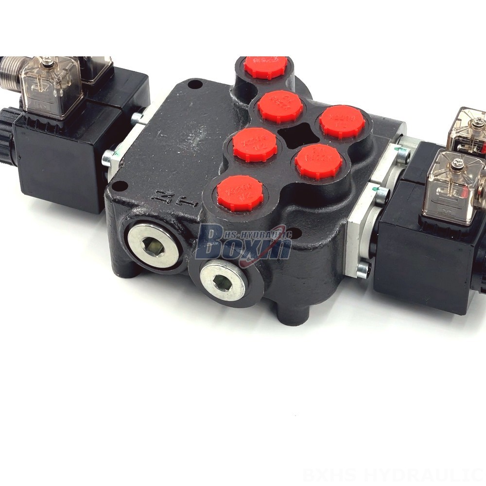 P80 Solenoid 2 Spool Monoblock Directional Valve | Manufacturer & Global Supplier detail image