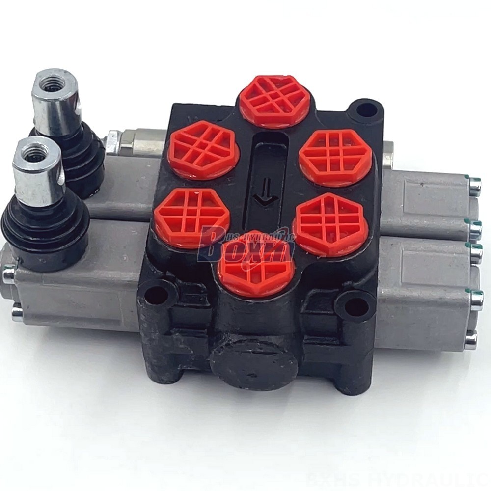 Q45 Manual 2 Spool Monoblock Directional Valve | Premium Hydraulics detail image