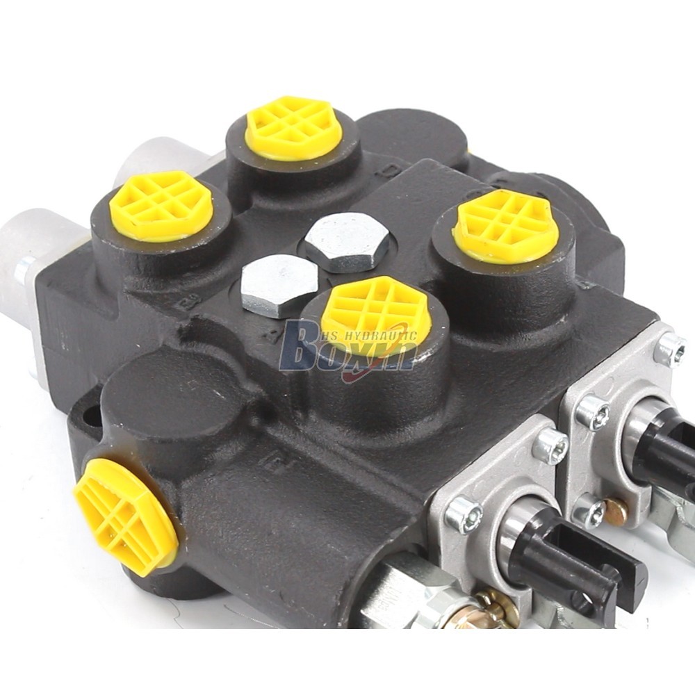 Precision Engineered RD5200NPT-2OT Manual 2 Spool Valve for Hydraulic Systems detail image