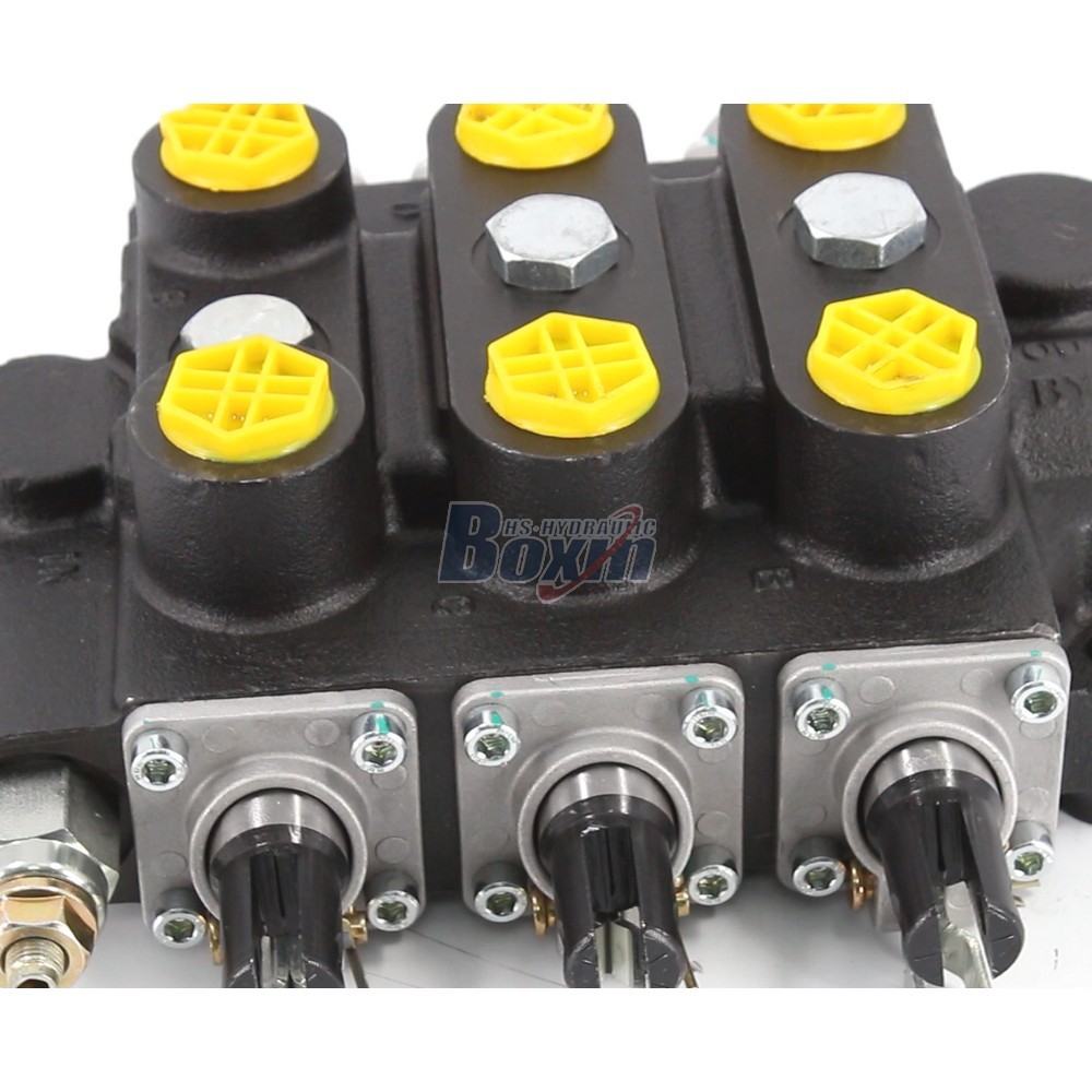 Durable RD5300NPT-3OT 3 Spool Manual Hydraulic Control Valve Supply detail image