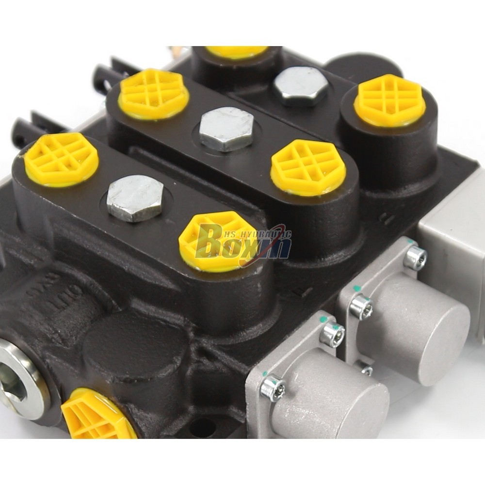 OEM ODM Custom Service for RD5300NPT-QTW-2OT Manual 3 Spool Hydraulic Control Valve detail image