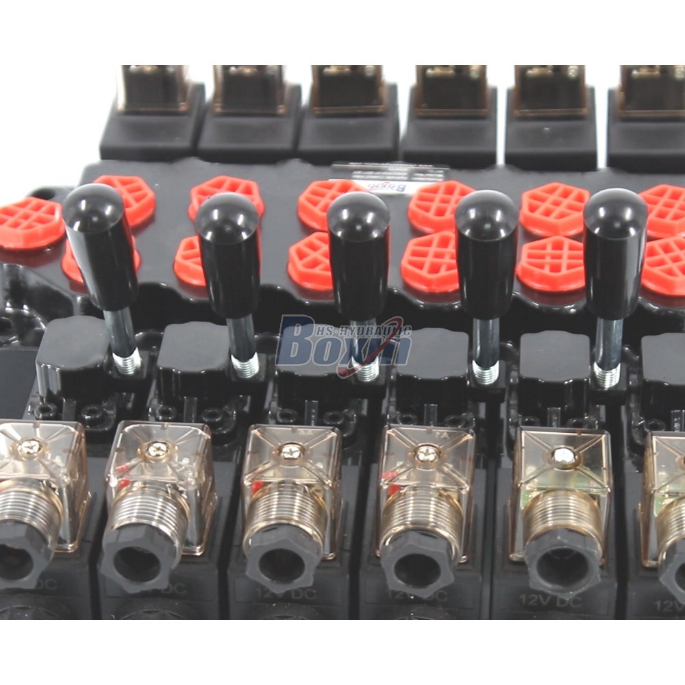 OEM/ODM and Custom Label SD5-PG2 Solenoid 6 Spool Monoblock Directional Valve detail image