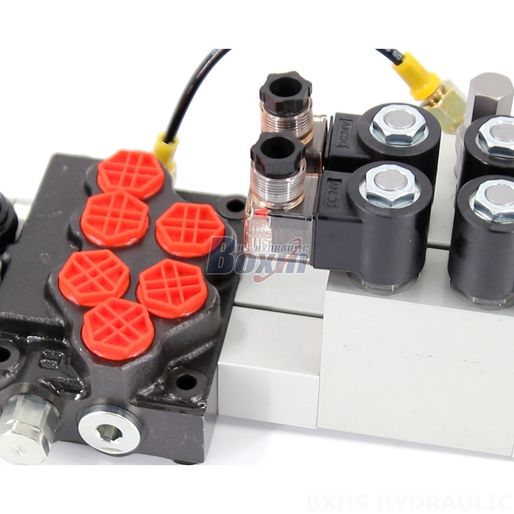 Factory Price SD5 Electro-hydraulic 2 Spool Monoblock Directional Valves - Global Supply detail image