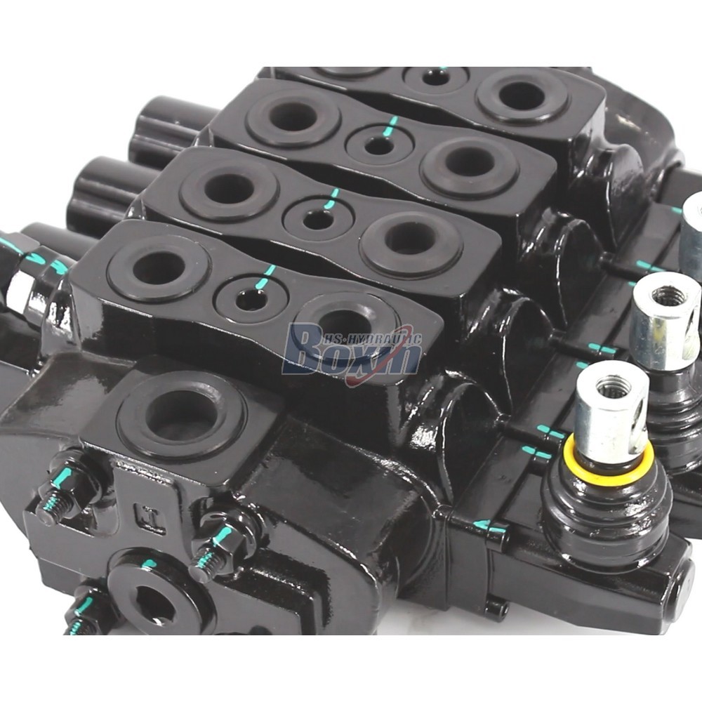 SD8-OTAMW Manual 4 Spool Sectional Directional Valve for Hydraulic Systems detail image