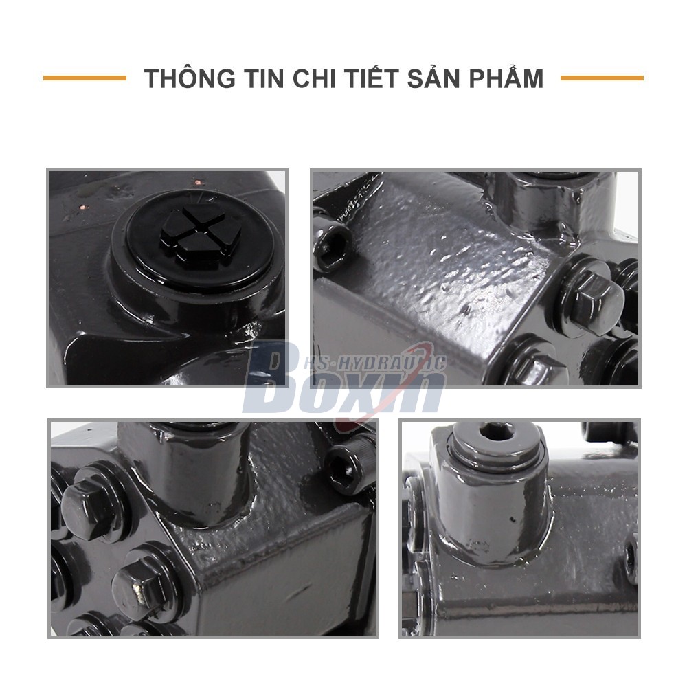 B6-50 50 cc/vòng Áp suất 25 MPa (3625 psi) Bơm piston thủy lực