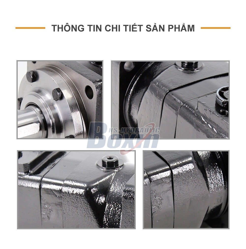 BMT400 400 cc/vòng 125 lít/phút Mô tơ thủy lực