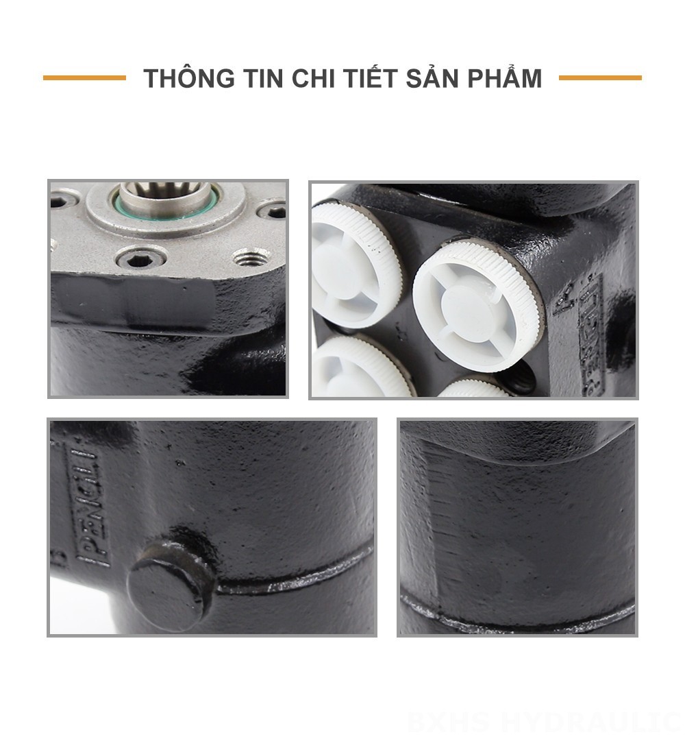 BZZ1-E100B 100 ml/vòng 7.5 L/phút Bộ phận lái