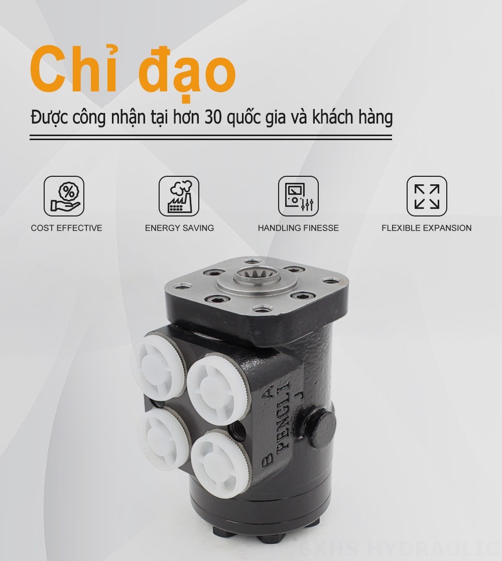 BZZ1-E160B 160 ml/vòng 12 L/phút Bộ phận lái
