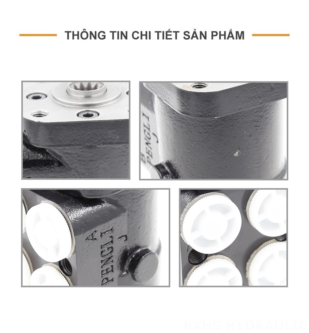 BZZ1-E160B 160 ml/vòng 12 L/phút Bộ phận lái