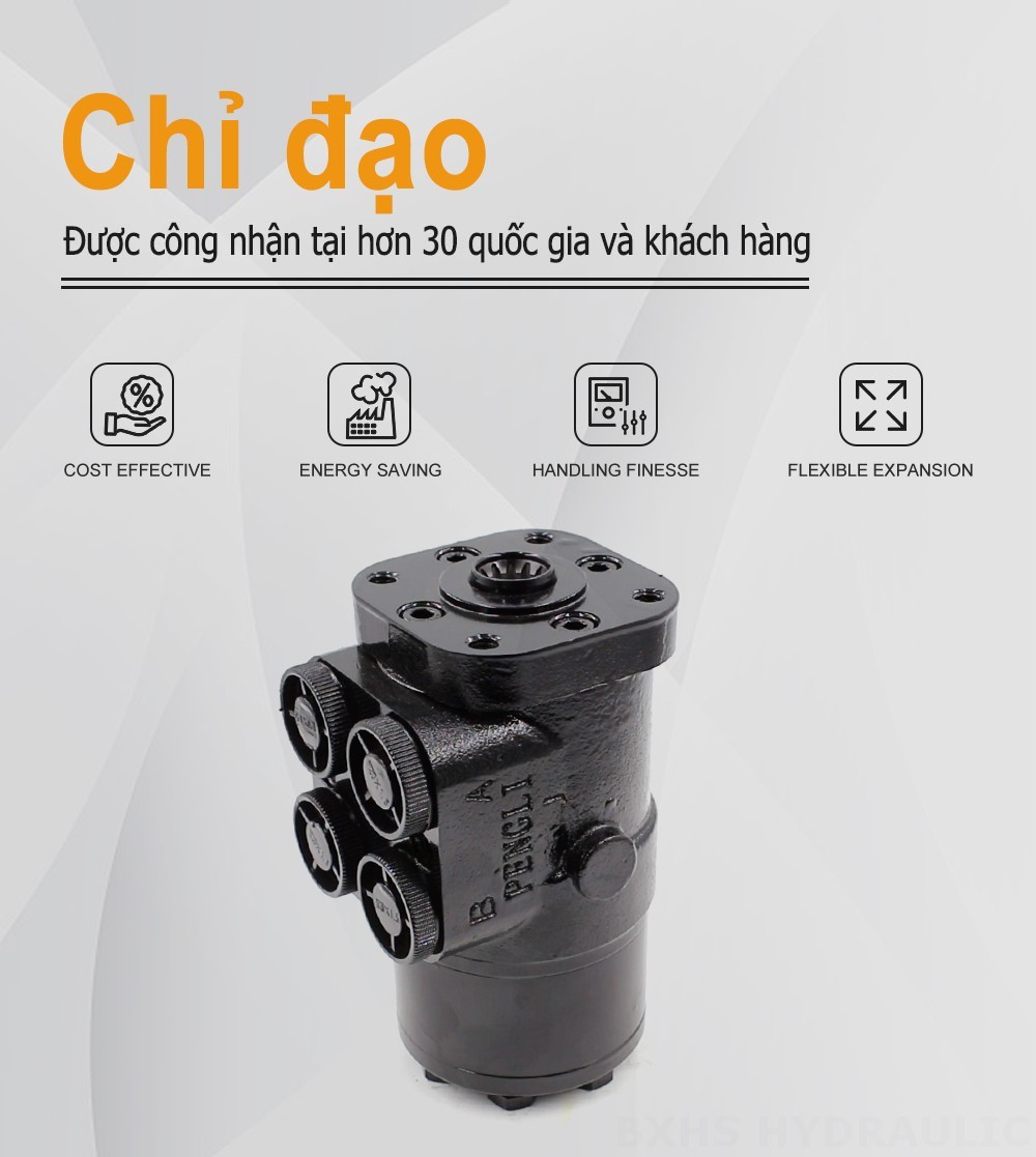 BZZ1-E400B 400 ml/vòng 30 L/phút Bộ phận lái