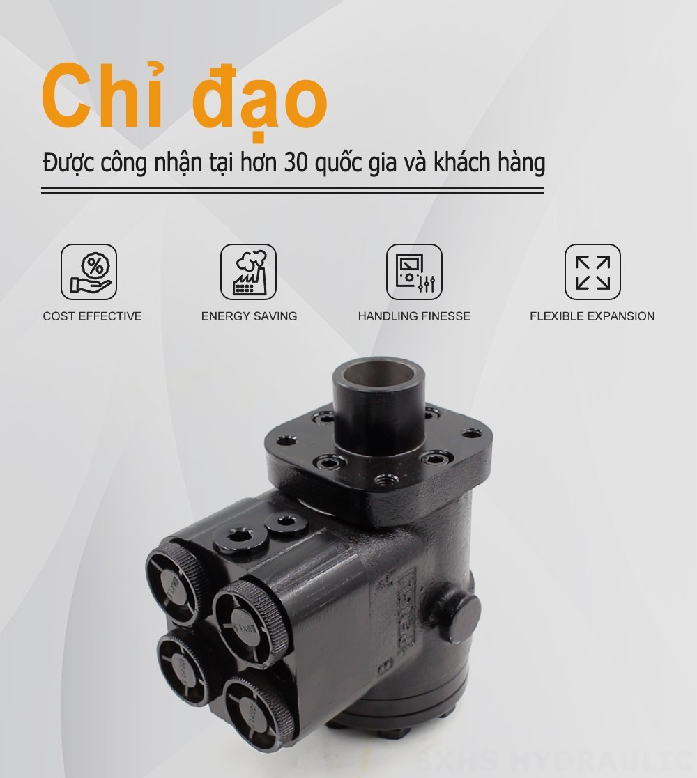 BZZ1-E80+FKA 80 ml/vòng 6 L/phút Bộ phận lái