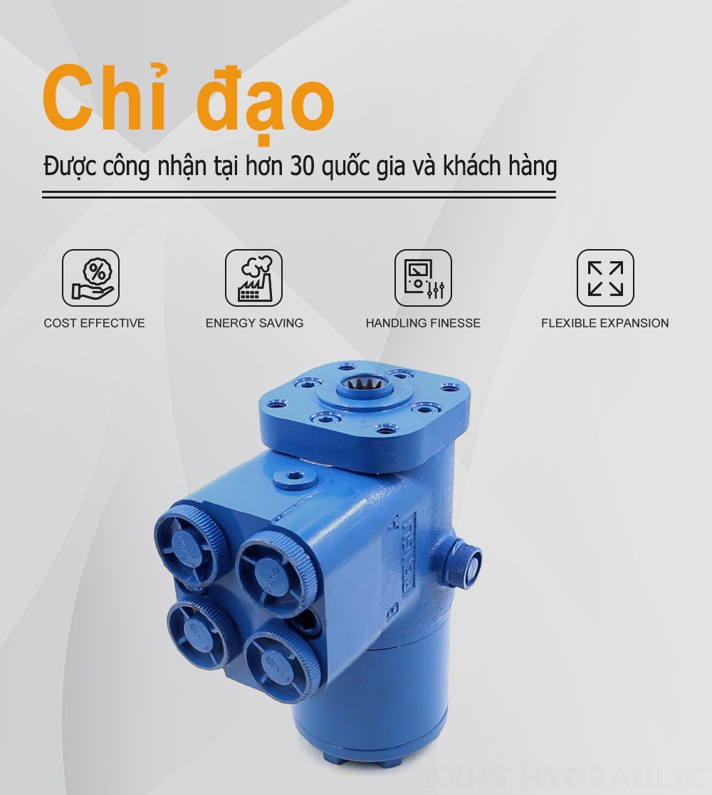 BZZ5-E100B 100 ml/vòng 7.5 L/phút Bộ phận lái
