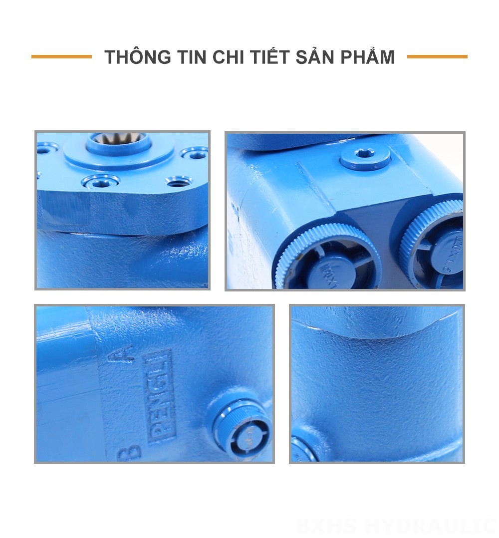 BZZ5-E100B 100 ml/vòng 7.5 L/phút Bộ phận lái