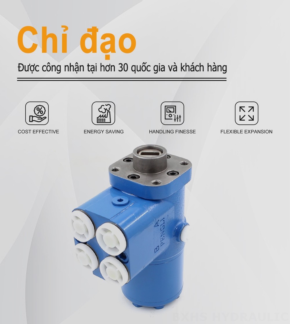 BZZ5-E500C 500 ml/vòng 38 L/phút Bộ phận lái