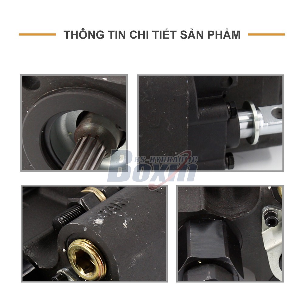 C102-LMS-25 100 cc/vòng Áp suất 20 MPa (2900 psi) Bơm bánh răng thủy lực