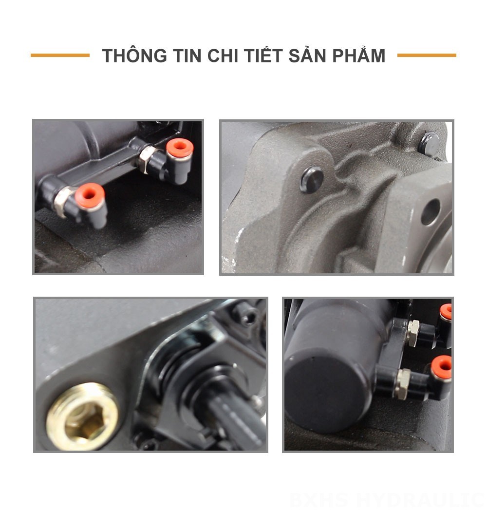C102 112 cc/vòng Bơm bánh răng thủy lực