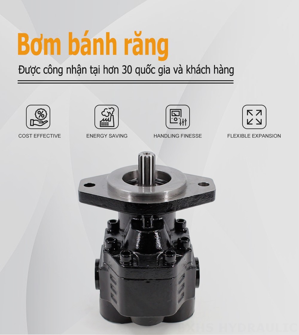 CBHL-2000 50 cc/vòng Bơm bánh răng thủy lực