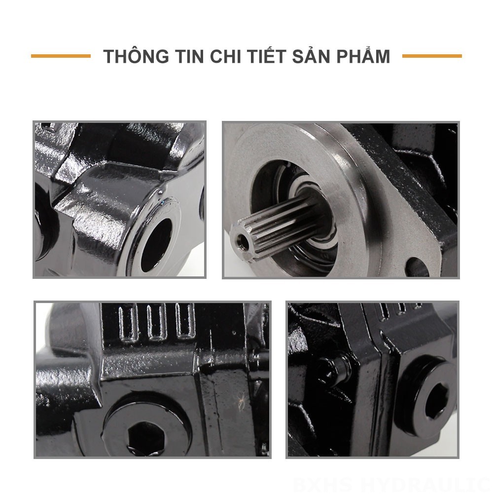 CBHL-2000 50 cc/vòng Bơm bánh răng thủy lực