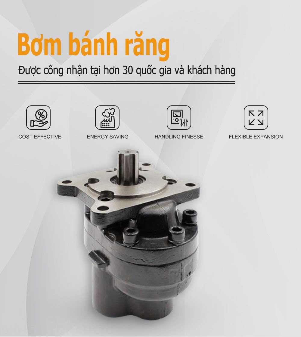 CBHS-F532 32 cc/vòng Bơm bánh răng thủy lực