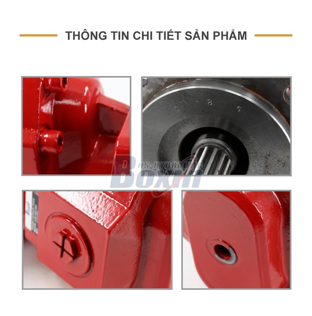 CBHS3100 100 cc/vòng Áp suất 20 MPa (2900 psi) Bơm bánh răng thủy lực