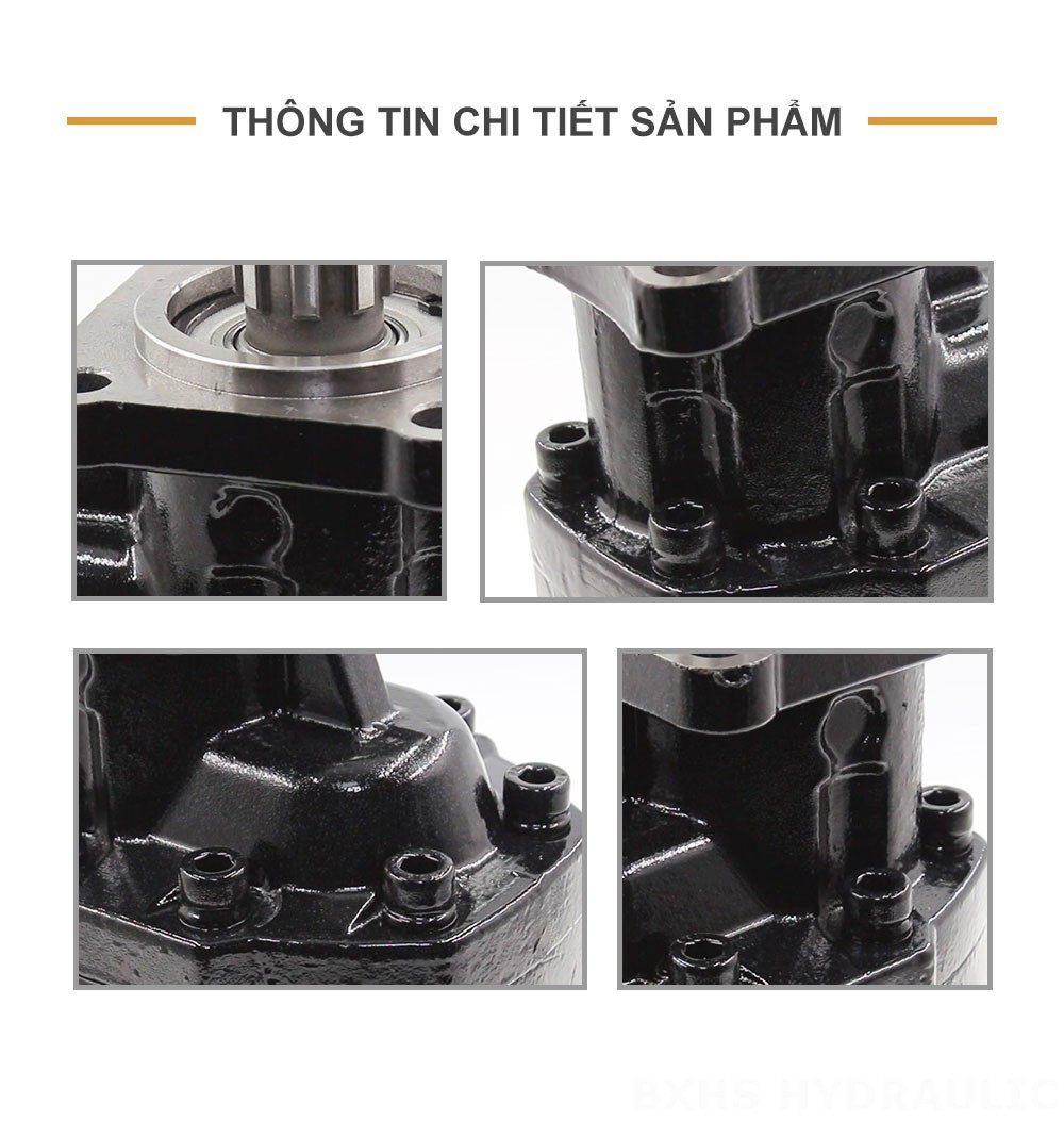 CBHST1-ISO-100 100 cc/vòng Bơm bánh răng thủy lực