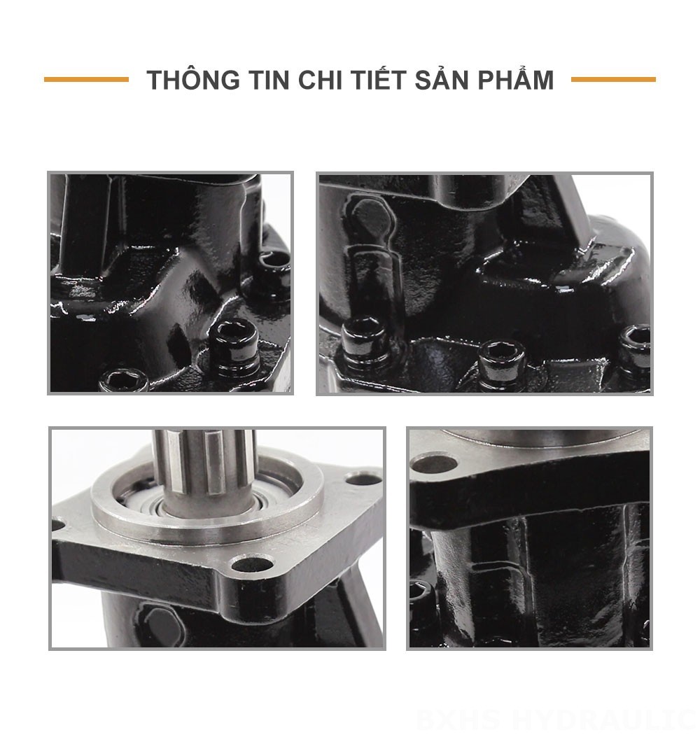 CBHST1-ISO-110 110 cc/vòng Bơm bánh răng thủy lực