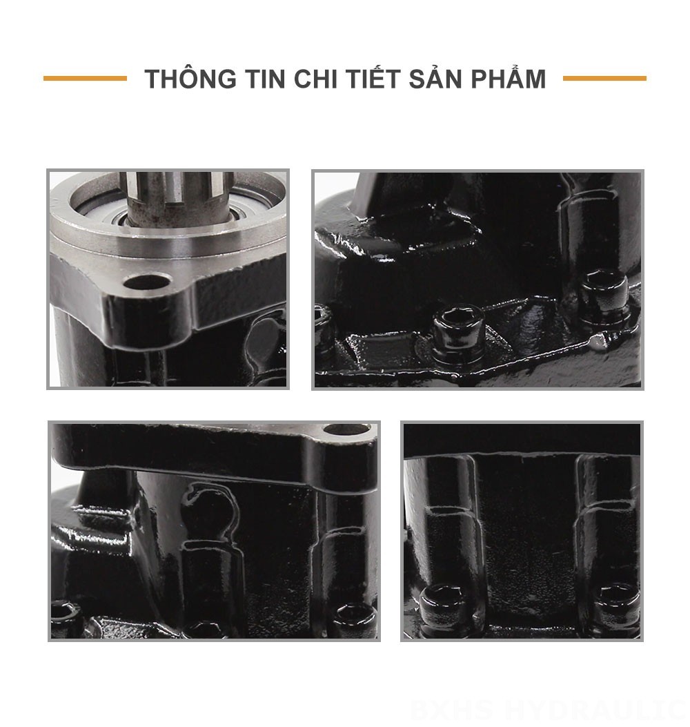 CBHST1-ISO-120 120 cc/vòng Bơm bánh răng thủy lực