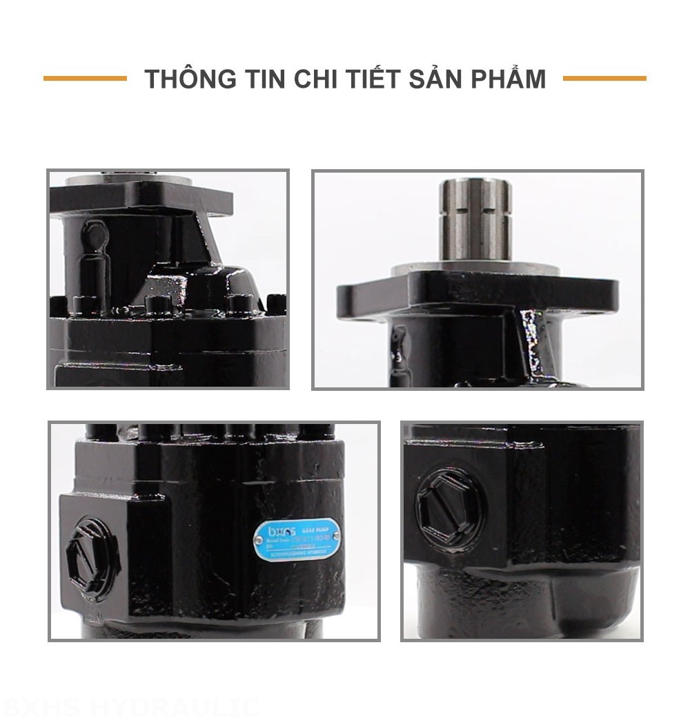 CBHST1-ISO-63  63 cc/vòng Bơm bánh răng thủy lực