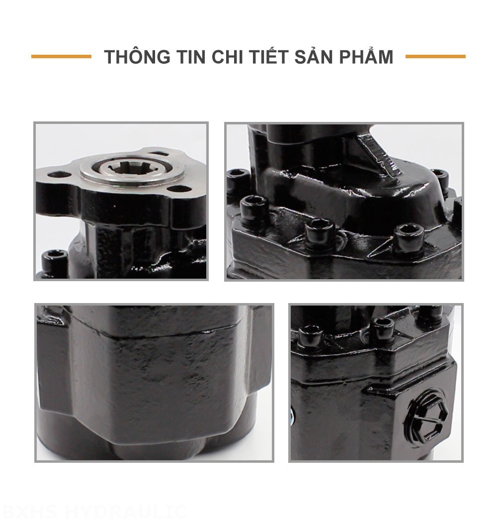 CBHST1-UNI-63 63 cc/vòng Bơm bánh răng thủy lực