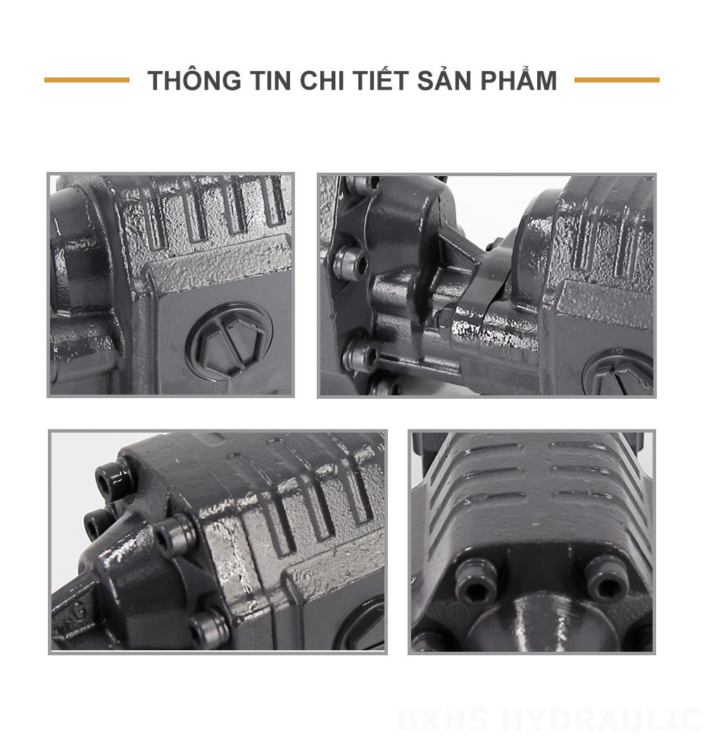 CBSL-2063-2040 63 cc/vòng Áp suất 20 MPa (2900 psi) Bơm bánh răng thủy lực