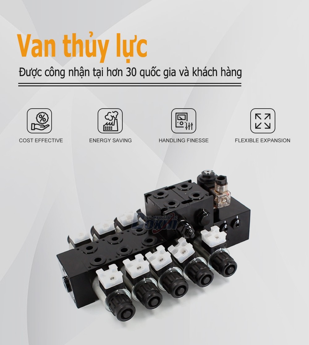DCV56-H Biến áp 5 ống Van định hướng phân đoạn