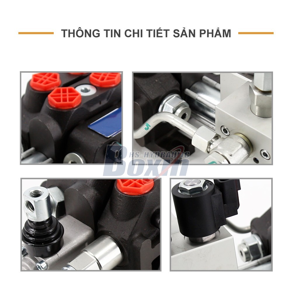 DCV60 Điện khí-thủy lực 1 ống Van định hướng phân đoạn